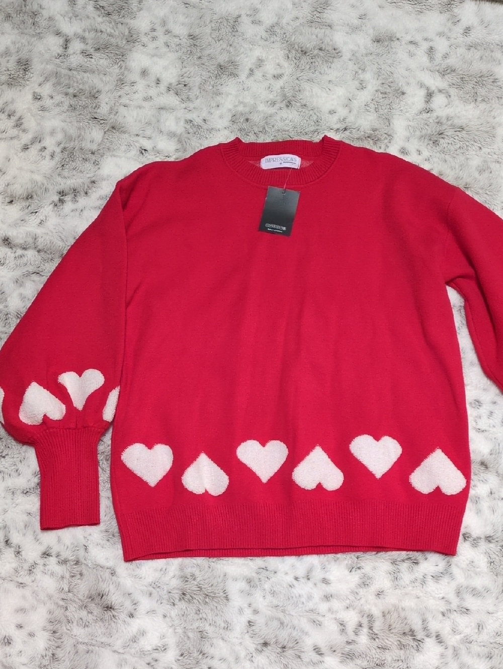 $10 MOVING SALE! Impressions Red Crewneck Sweater